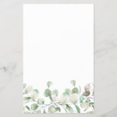 グリーン ウェディングドレスのクイズゲーム ブライダル チラシ (裏面)