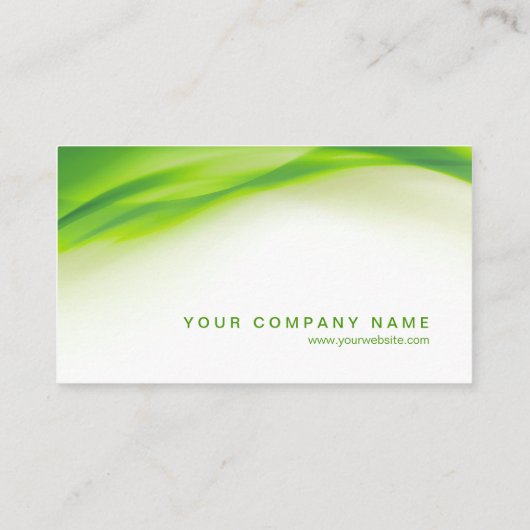 グリーン・ウェーブの名刺 名刺 (裏面)