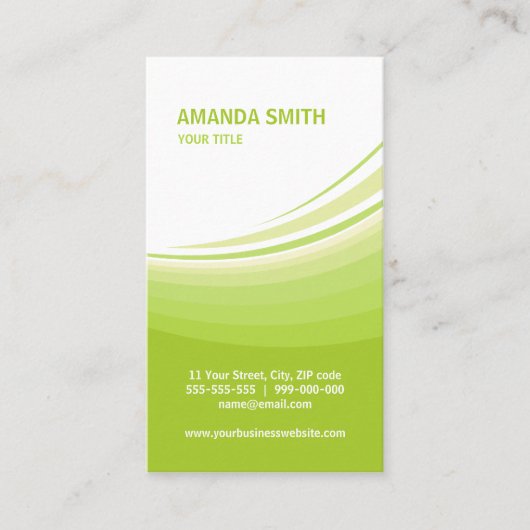 グリーン・ウェーブの名刺 名刺 (正面)