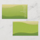 グリーン・ウェーブ-ビジネス 名刺 (正面/裏面)