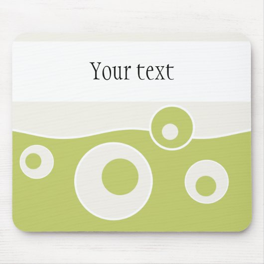 グリーン・ウェーブ マウスパッド (正面)