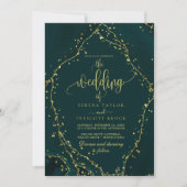 グリーン・エメラルドの書結婚道 招待状 (正面)