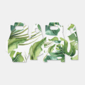 グリーン エレガント トロピカル サマー パームリーフス チック フェイバーボックス (折り畳みなし)