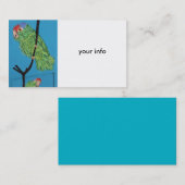 グリーン・オウム・名刺 名刺 (正面/裏面)