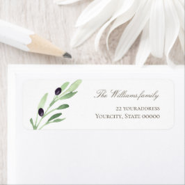 グリーン·オリーブ·ブランチ·ラベル ラベル