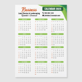 グリーン＆オレンジの造園サービス ランスケープ＆芝生管理サービス