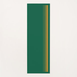 グリーン&オレンジヨガマット ヨガマット