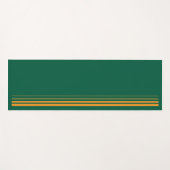 グリーン&オレンジヨガマット ヨガマット (正面(横))