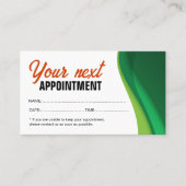 グリーン&オレンジローンケア造園&ローンサービス 予約カード (正面)