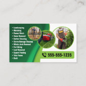 グリーン&オレンジローンケア造園&ローンサービス 名刺 (裏面)