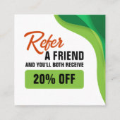 グリーン&オレンジローンケア造園&ローンサービス 紹介カード (正面)