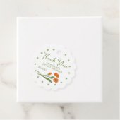 グリーン オレンジ フラワーズ ガーデン ワンダーランド 02 フェイバータグ (インサイチュ)