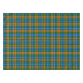 グリーン オレンジ ブルー Plaid タルタン柄  テーブルクロス (正面(横))