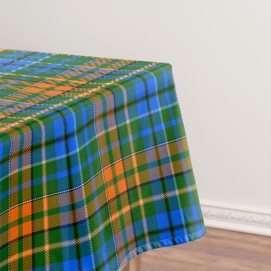 グリーン オレンジ ブルー Plaid タルタン柄  テーブルクロス (インサイチュ)
