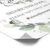 グリーン オー スナップ シェアザラブ タグ ユア フォト ポスター (角)