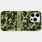 グリーン カモフラージュ オリジナル Case-Mate iPhoneケース (裏面 (横))