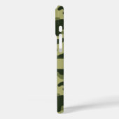 グリーン カモフラージュ オリジナル Case-Mate iPhoneケース (裏面 / 左)