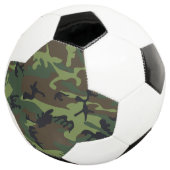グリーン カモフラージュ パターン 軍用 迷彩柄 サッカーボール (3/4)