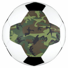 グリーン カモフラージュ パターン 軍用 迷彩柄 サッカーボール