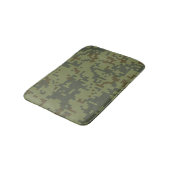グリーン カモフラージュ 軍用 柄 バスマット (アングル)