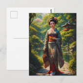 グリーン・ガーデンの乙女 ポストカード (正面/裏面)