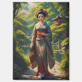 グリーン・ガーデンの乙女 マグネット (正面)