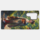 グリーン・ガーデンの乙女 SAMSUNG GALAXYケース (裏面横)