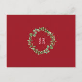 グリーン ガーランド 40周年 おめでとうございます ポストカード (裏面)