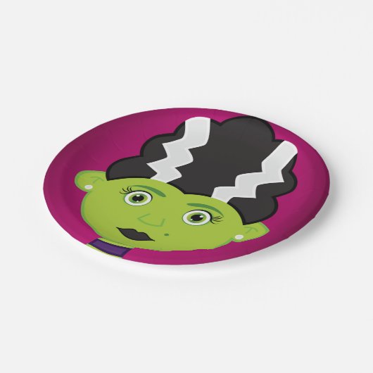 グリーン・ガール・モンスター ペーパープレート (アングル)