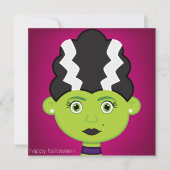 グリーン・ガール・モンスター 招待状 (正面)