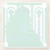 グリーン・クイーン・コースター ガラスコースター (裏面)