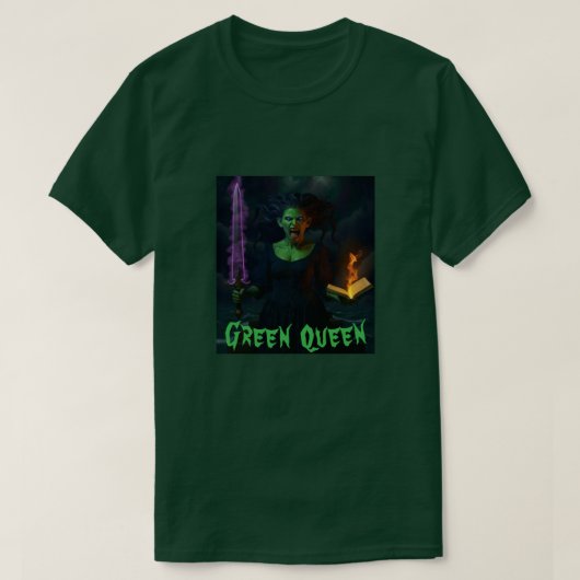 グリーン・クイーンTシャツ Tシャツ (デザイン正面)