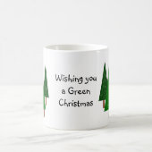 グリーン+クリスマスツリー コーヒーマグカップ (中央)
