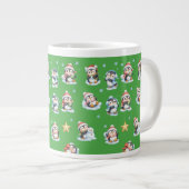 グリーン・クリスマスペンギンマグ ジャンボコーヒーマグカップ (正面右)