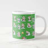 グリーン・クリスマスペンギンマグ ジャンボコーヒーマグカップ (右)
