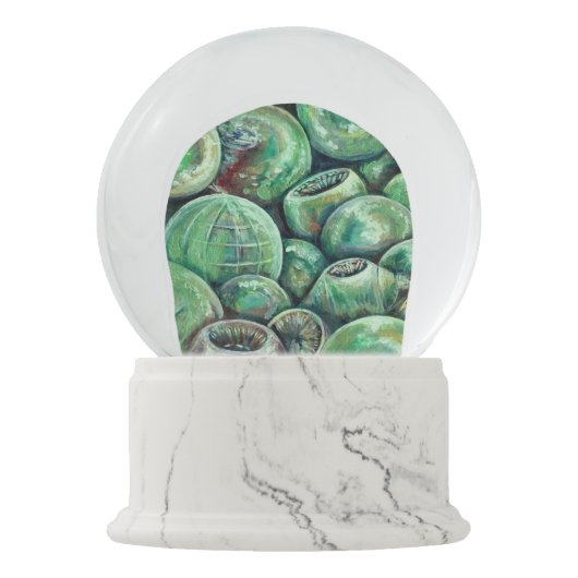 グリーン·クリスマス·ボール スノーグローブ (正面)