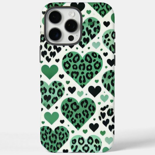 グリーン・クレイジー・ラブ Case-Mate iPhoneケース (裏面)