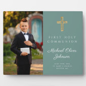 グリーン・クロス・フォト・ボーイ・ファースト・コミュニオン フォトプラーク (正面)