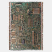 グリーン&クーパーサーキットボードコットンブランケット スローブランケット (正面縦)