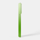 グリーン グラデーション グラス 引用符 フォンケース iPhoneケース (右側面)