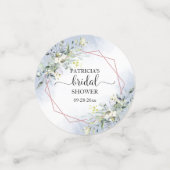 グリーン グリーン 水彩 結婚前お祝い パーティーの飾り付け コンフェッティ (スモール正面)