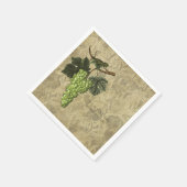 グリーン グレープス ヴァイン ヤード ワイン テイスティング パーティー スタンダードカクテルナプキン (角)