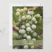 グリーン グレープ ヴィネヤード ポスト ウェディング ブランシュ 招待状 (正面)