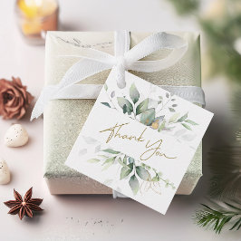 グリーン ゴールド ユーカリ 感謝 フェイバータグ