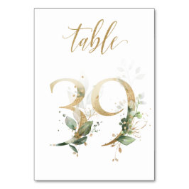 グリーン ゴールド リーフ テーブル 39, テーブルナンバー