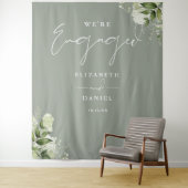 グリーン シェイキ グリーン 婚約パーティー 背景 タペストリー (インサイチュ)