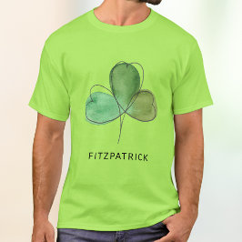 グリーン シャムロック アイリッシュ ヘリテージ Tシャツ