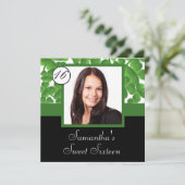 グリーン·シャムロック·フォト·sweet sixteen 招待状 (スタンド正面)