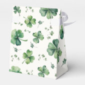 グリーン シャムロック ブライダル シャワー フェイバーボックス (裏面サイド)