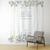 グリーン シリカ ブライダル シャワー フォト ブース バックドロップ タペストリー (インサイチュ)